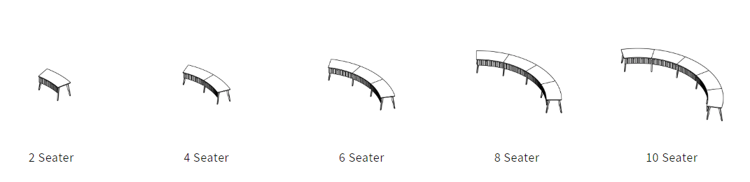 Salamander Arc Table Customisable Design