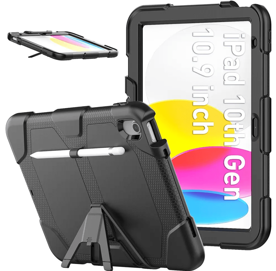Survivor Case iPad 10th Gen Built-In Screen Protector