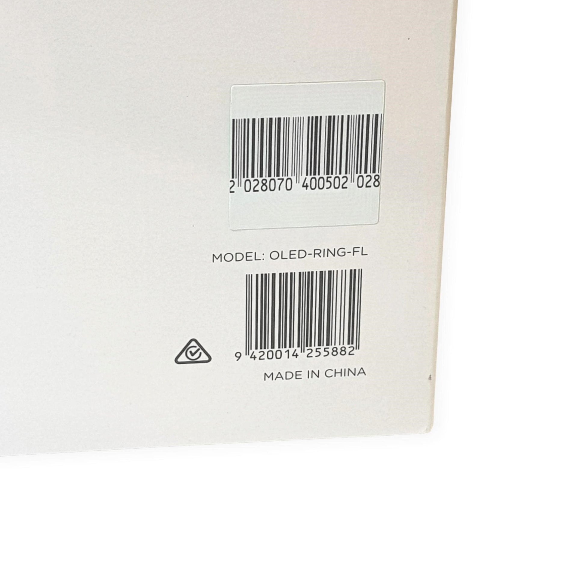Generic Soft Tag RF White Square Label with Barcode - 40x40mm
