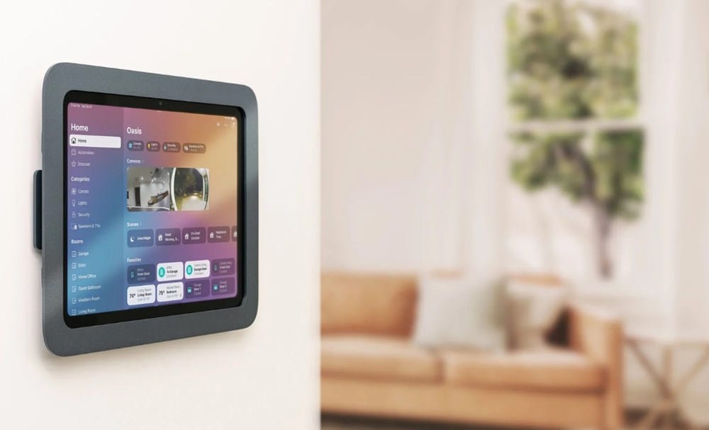 Heckler Wall Mount MX providing flexible iPad installation for corporate directories and smart home control.