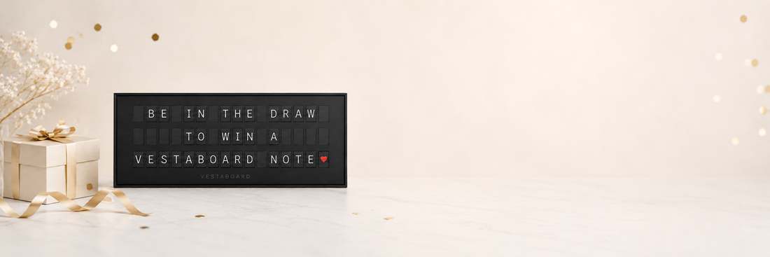 Vestaboard Note: The Smart Messaging Display You Can Win This July