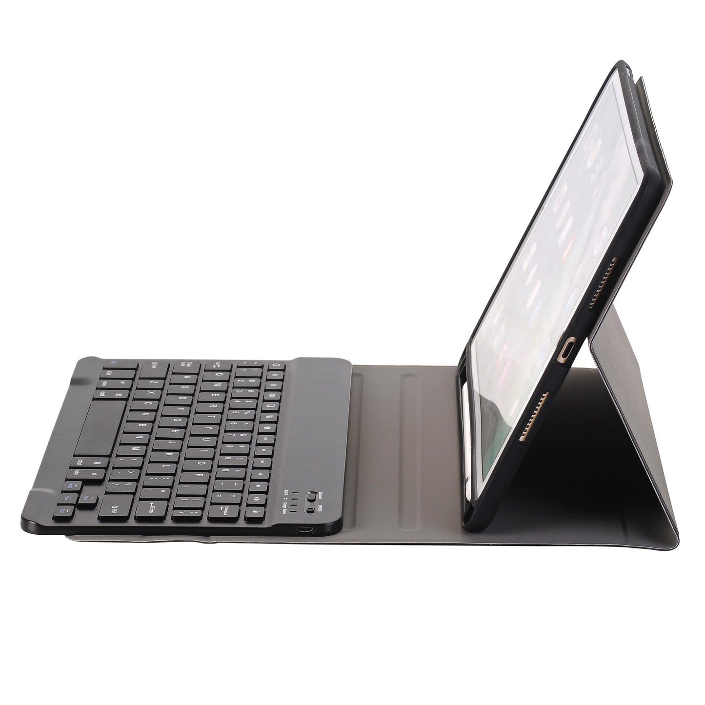 Bluetooth Keyboard with Leather Folio for iPad 10.2 7-9th Gen