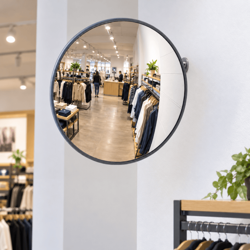 Discreet Wall Mounted Mirror