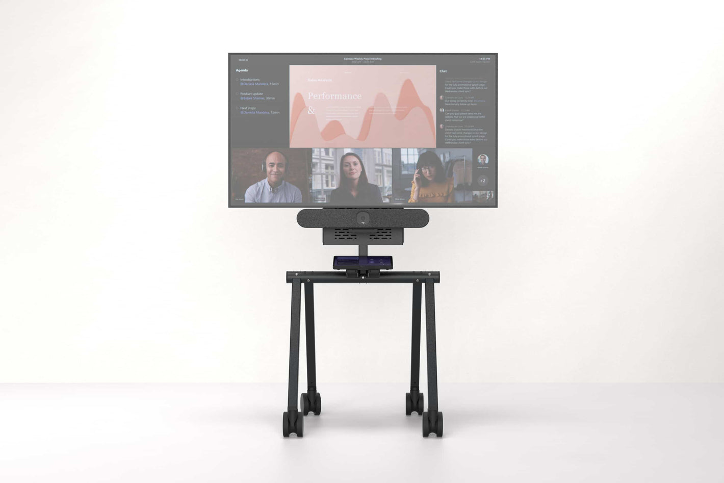 Heckler 4 four-inch wheel Rolling Stand.