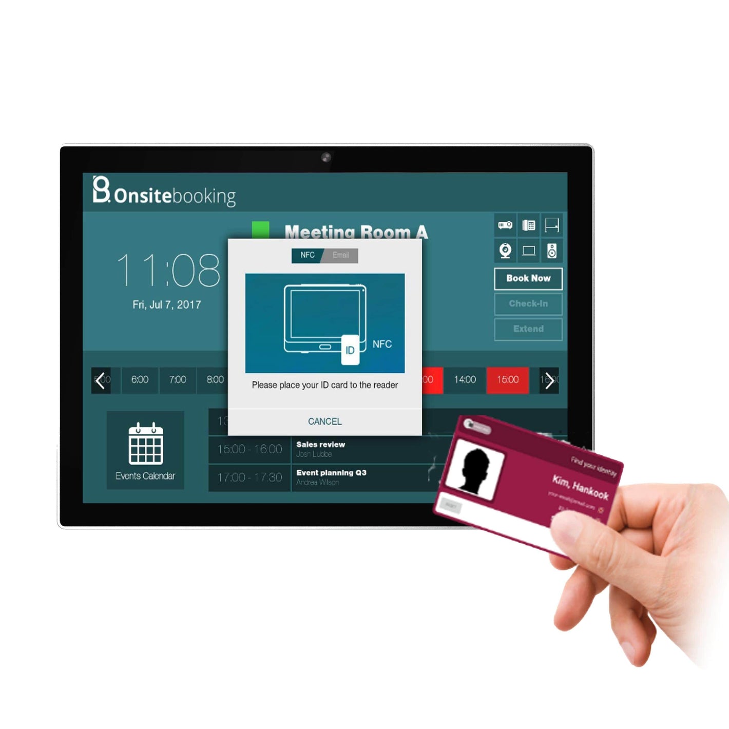 Qbic Luminen Pro has an optional built-in NFC reader.