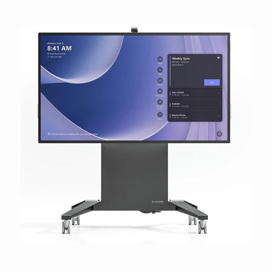 X-Large Fixed Height Mobile Display Stand for 85" Surface Hub 2S & 3