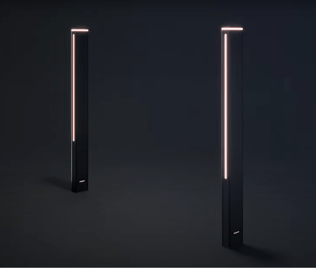 Shopguard electronic pillar gate for theft prevention