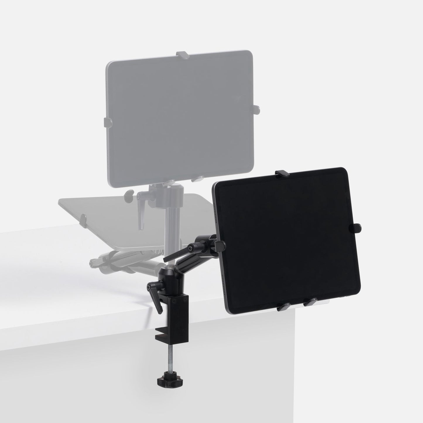 Utility - Tablet and iPad Clamp Mount with 140mm Flexible Arm Mount