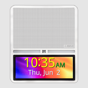 Advanced Network Devices IP Speaker HD IP Display, Matte White