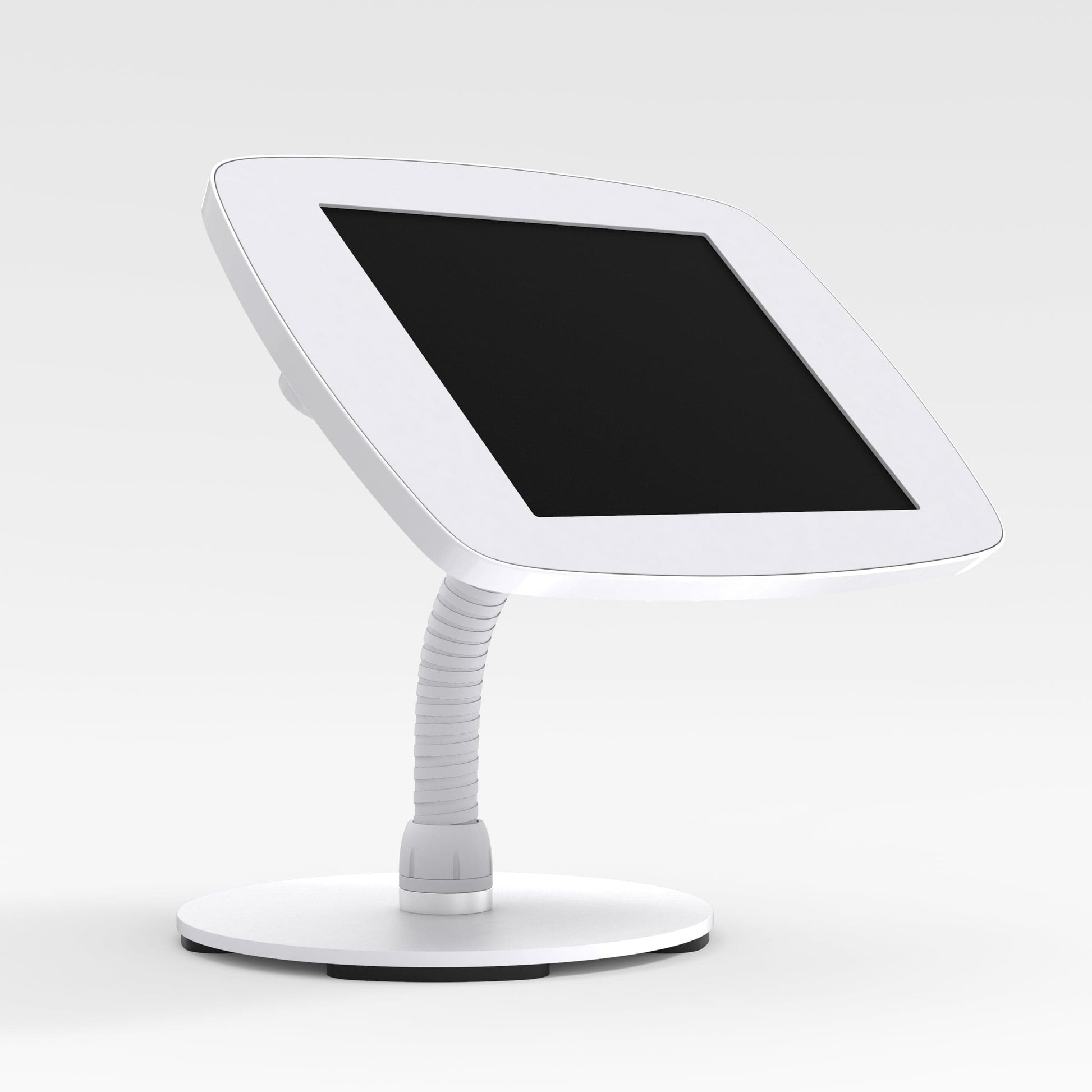 Bouncepad iPad Desk Mount iPad 10.2 7-9th Gen / White / Exposed Home Button & Front Camera Bouncepad Counter Flex - iPad