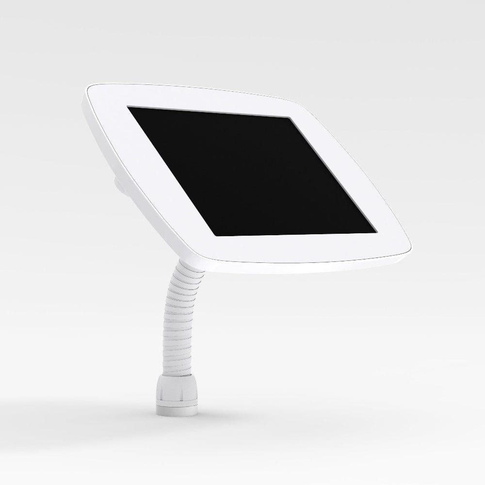 Bouncepad iPad Desk Mount iPad 9.7 2-6th Gen / White / Covered Home Button & Front Camera Bouncepad Flex - iPad