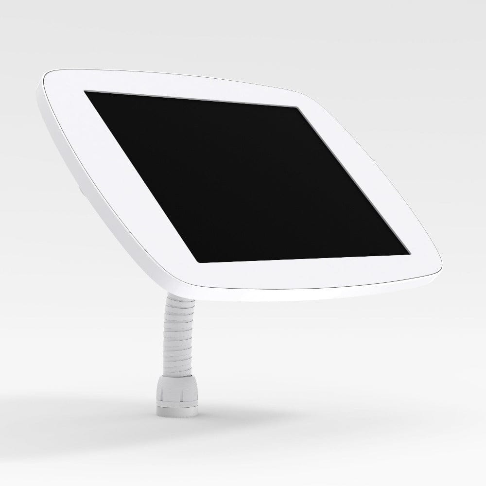 Bouncepad iPad Desk Mount iPad Pro 12.9 3-6th Gen / White / Exposed Home Button & Front Camera Bouncepad Flex - iPad