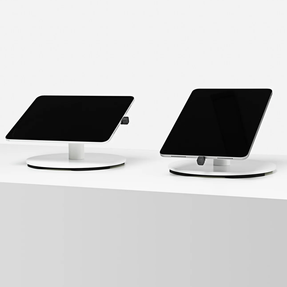 Counter Display Tablet Core Counter Universal Tablet Desk Mount | USB-C Charge Cable