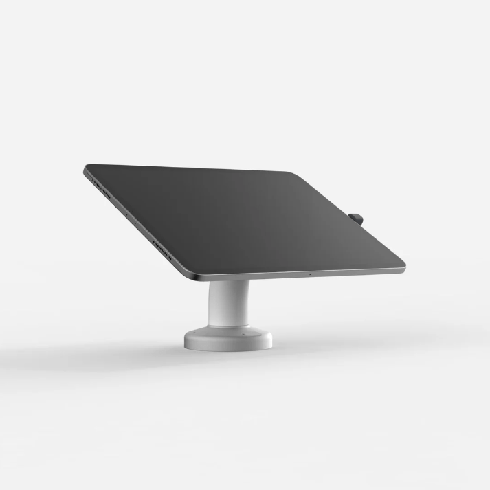 Bouncepad Tablet Enclosure White Core Swivel Desk