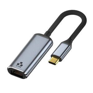 C-Link Tablet Enclosure USB-C to RJ45 Gigabit Ethernet Adapter