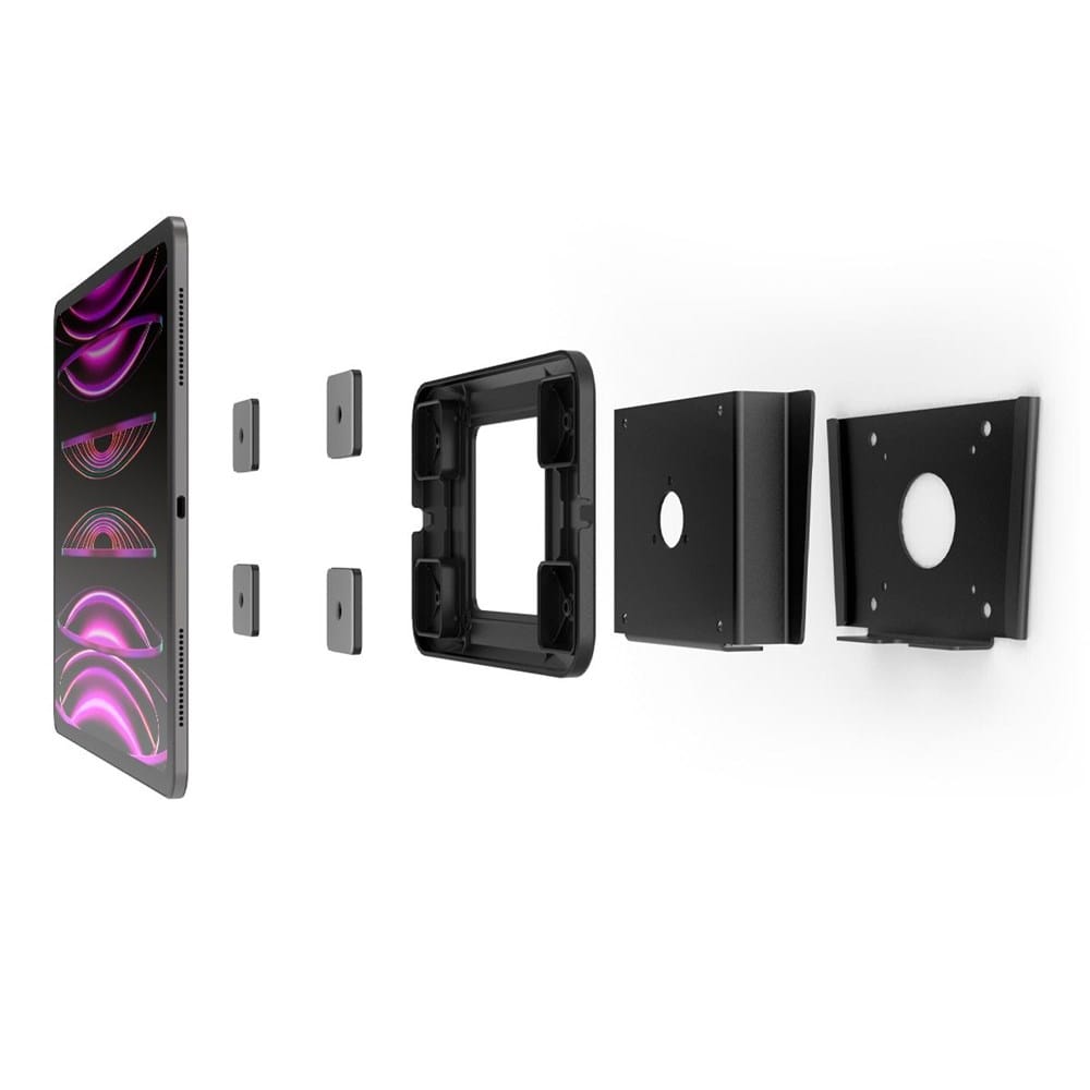 Compulocks Tablet Enclosure Black Universal Invisible Tablet Wall Mount