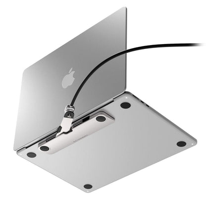 Compulocks Tablet Enclosure Silver Universal Blade Bracket with Keyed Cable Lock for Laptops