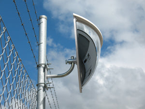 DuraVision Security Mirror Outdoor DeLuxe Half Dome Mirror