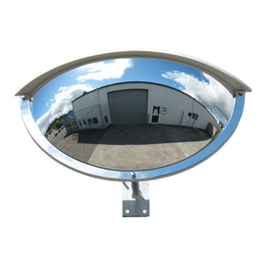 DuraVision Security Mirror Outdoor DeLuxe Half Dome Mirror