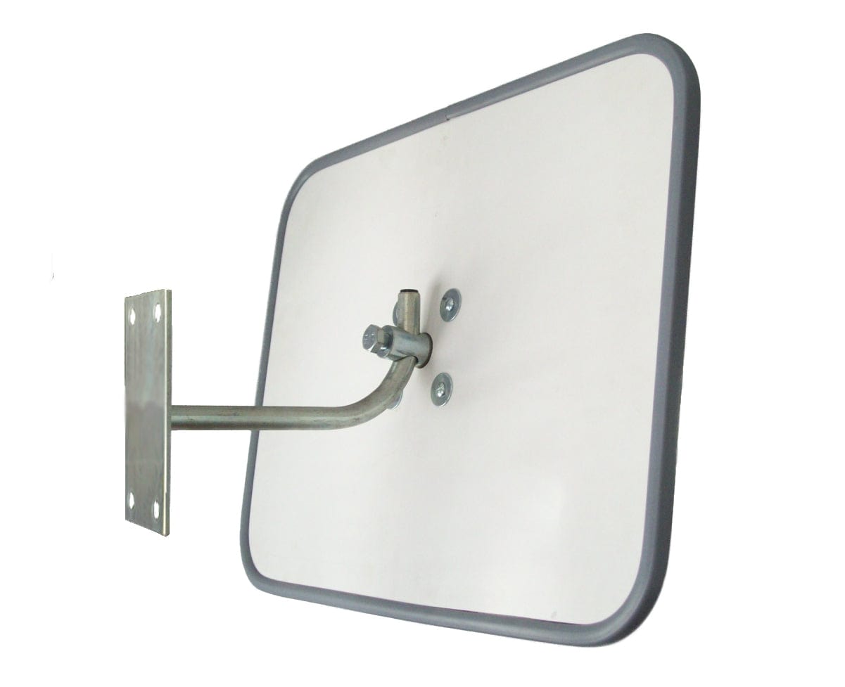 DuraVision Security Mirror Outdoor Rectangular Heavy Duty Stainless Steel Mirror