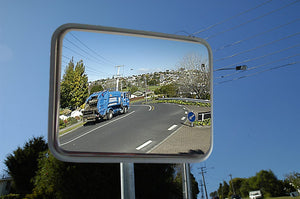 DuraVision Security Mirror Outdoor Rectangular Heavy Duty Stainless Steel Mirror