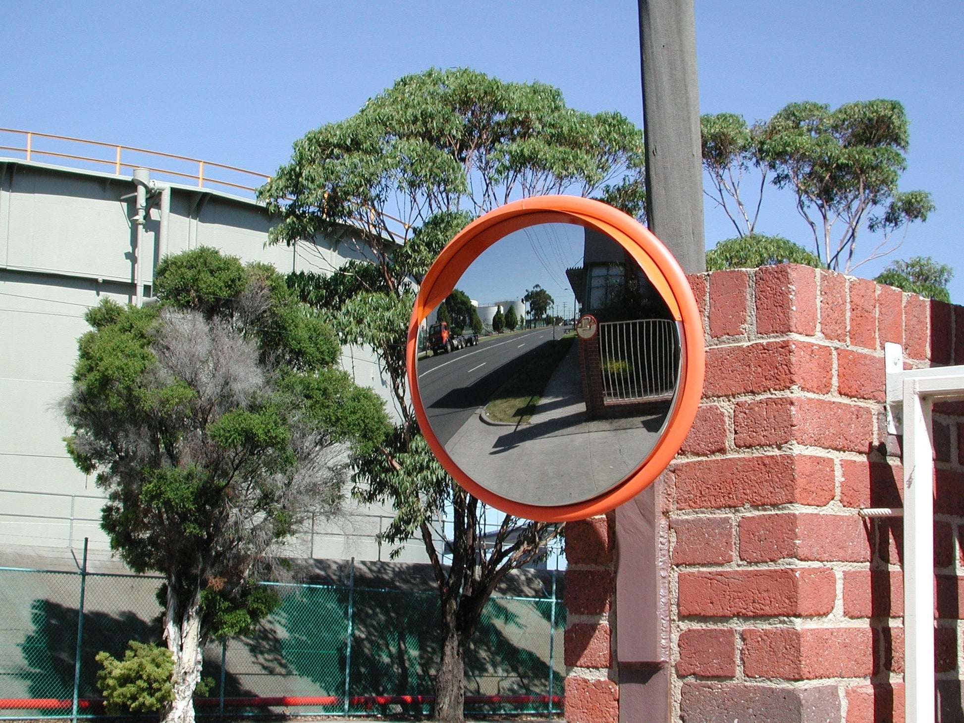 DuraVision Security Mirror Traffic Stainless Steel Deluxe Mirror