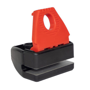 Forstag Clamp – world’s first food-safe anti-theft clip with stainless steel retention.