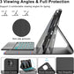 Generic - Grip Case Tablet Case Bluetooth Keyboard with Leather Folio for iPad Air 11" M2 & M3