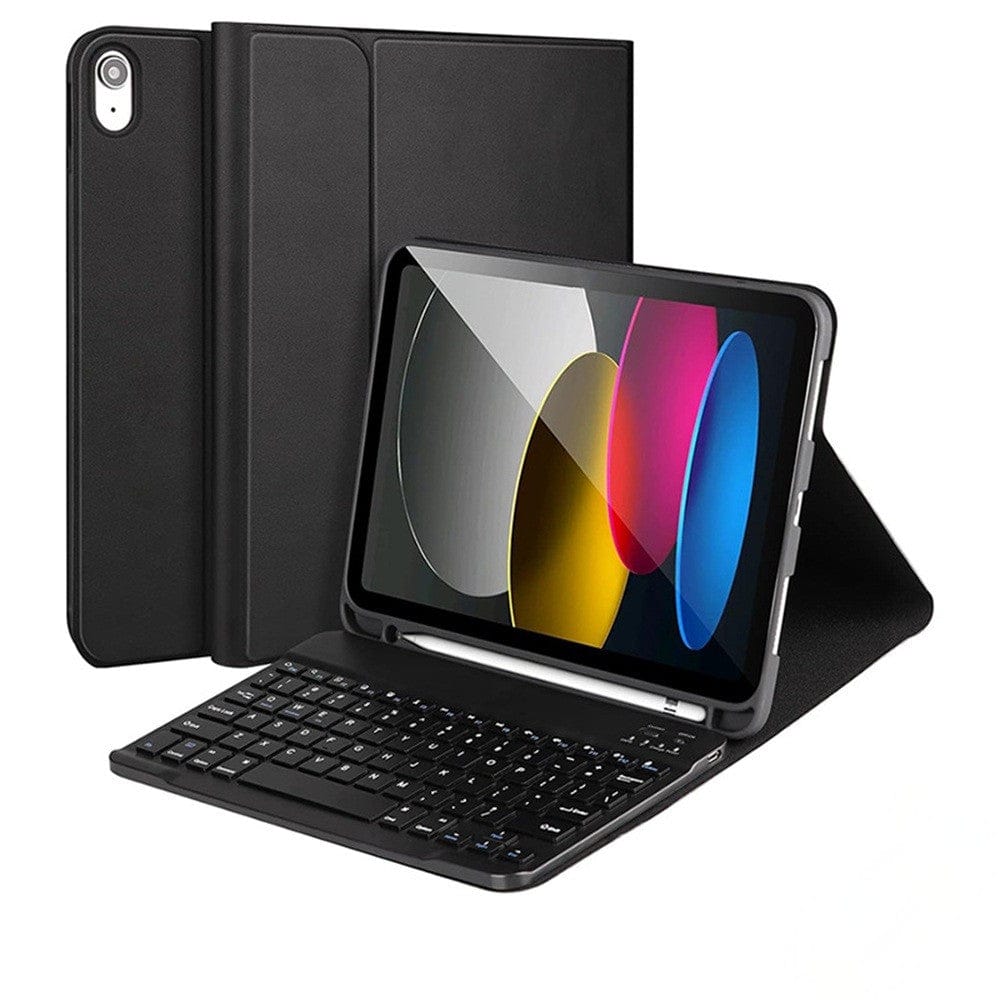 Bluetooth Keyboard with Leather Folio for iPad Air 11" M2 & M3 (AR-KBLB115)