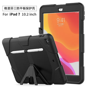 Generic - Grip Case Tablet Case Survivor Case - iPad 10.9 10th Gen Built-In Screen Protector