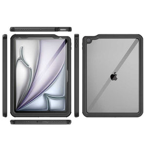 Protective IP68-rated case for iPad Air 11 6th Gen – sleek, transparent design with full-body water and drop protection