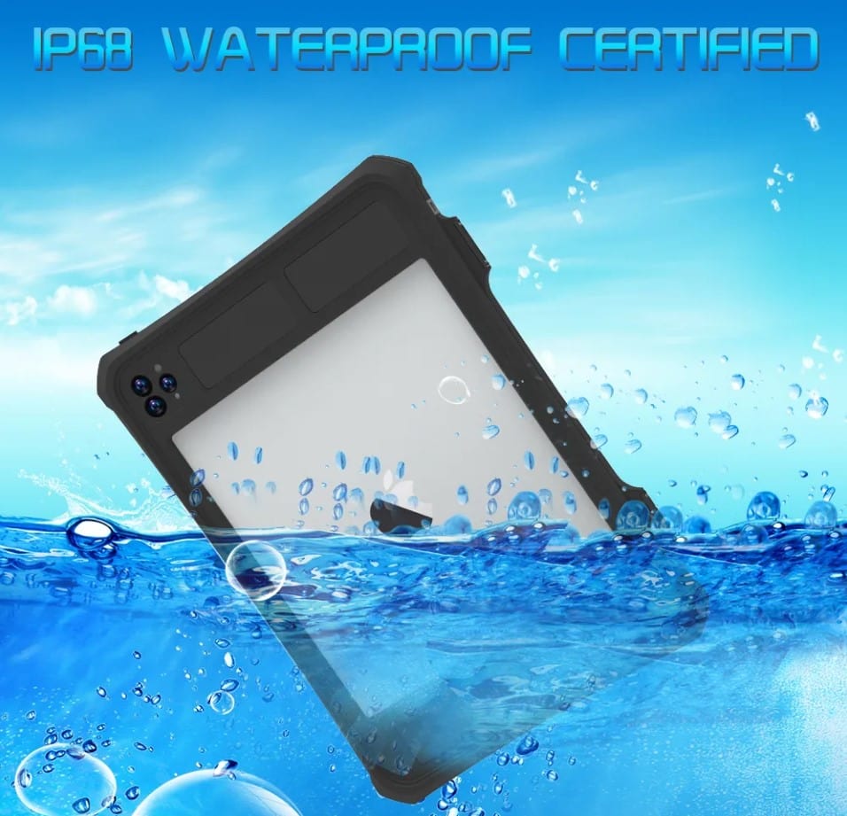 Generic - Grip Case Tablet Case Waterproof Case (IP68) - iPad Pro 11 1-3rd Gen