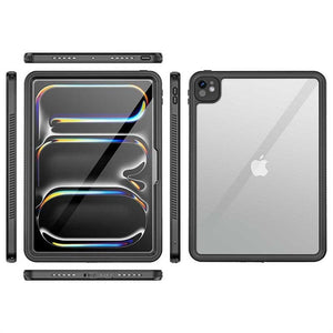 IP68-rated waterproof and shockproof case for iPad Pro 13” 7th Gen – transparent, stylish, and built for extreme conditions