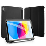 Generic - Grip Case Tablet Enclosure Dark Blue Slim Folio Case - iPad 11 11th Gen