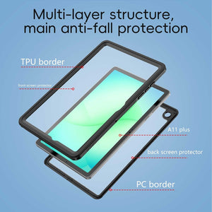 Generic - Grip Case Tablet Enclosure Waterproof Case (IP68) - Galaxy Tab A11+ 11"