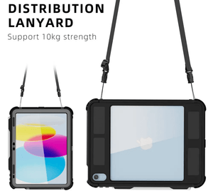 IP68 waterproof iPad 11-inch case with shoulder strap – ultimate drop-proof protection for outdoor and travel use