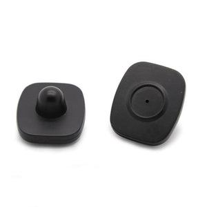 Mini square tag black 43x52mm for RF 8.2MHz retail security systems Checkpoint compatible
