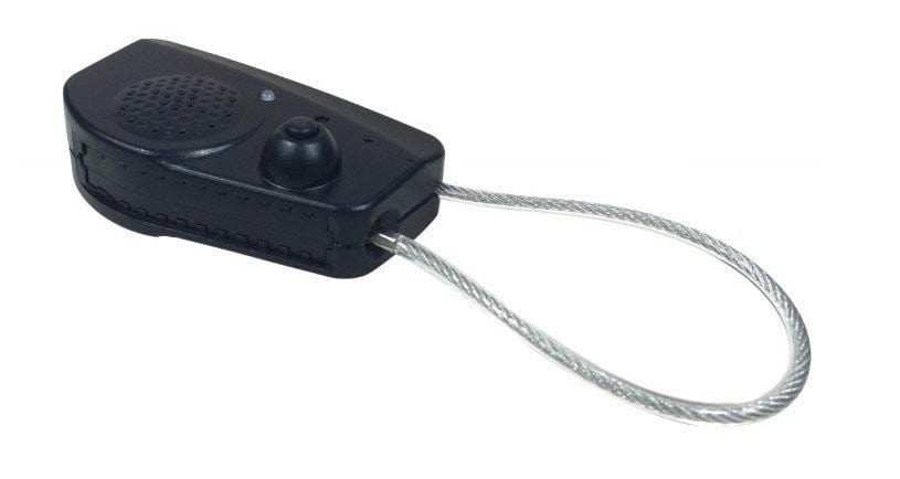 Generic Lanyard Tag Black 2 Alarm Lanyard Tag - Replaceable CR2032 battery - Superlock - 200mm length