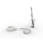 Generic Loss Prevention White Anti-Theft Alarm Tether with Wing End for Pens - 100dB Security Cable