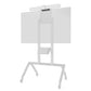 Heckler Rally Bar Cart Mount with adjustable angle for seated or standing video calls.