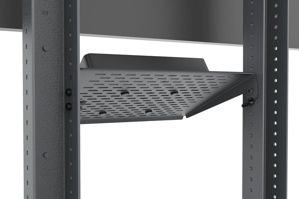 Heckler AV Hardware Black Grey Control Shelf for Heckler AV Cart