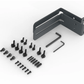 Heckler Soundbar Mount paired with Device Panel for elevated speaker placement in meeting rooms.