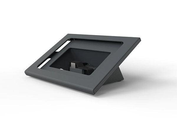 Heckler iPad Desk Mount Black Grey Zoom Room Console for iPad 9.7"