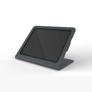 Heckler WindFall Stand Prime securely holding tablet for use as a digital display or POS terminal.