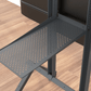 Heckler AV Cart with Device Panel XL featuring integrated cable management for clean installations.