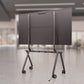 Heckler Collaboration TV Cart with integrated cable management for clean and organised AV setup.
