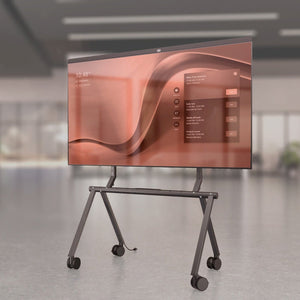Mobile Heckler Collaboration Stand featuring smooth-rolling casters for easy movement in workspaces.