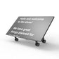 Heckler TV Cart Small Displays (37 to 55 inch) Confidence Stand for Large or Small Displays