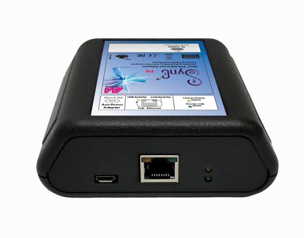 Lava Adapter Without Battery Modulation SimulCharge PoE, Ethernet Adapter for USB-C Devices