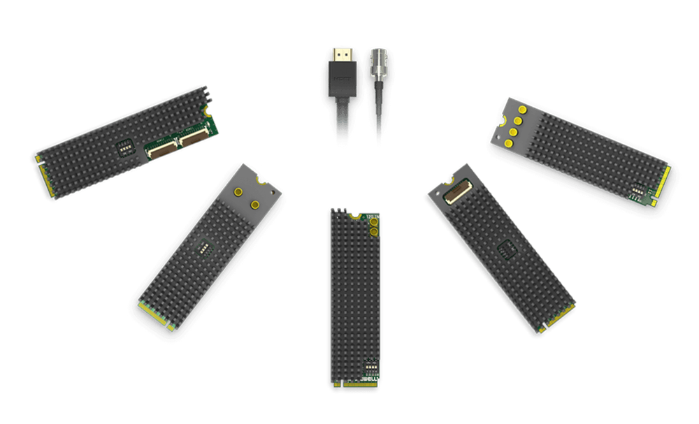 Magewell AV Hardware Magewell Eco Capture dual HDMI M.2 - with two modified connectors